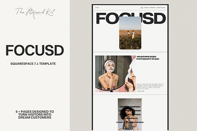 Focusd Squarespace7.1 Web Template landing page template portfolio architecture portfolio squarespace portfolio template portfolio wordpress shopify template web template website website content website design website mockup wix wordpress