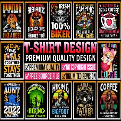 Vintage t shirt, typography t shirt, bulk t shirt 3d animation apparel branding graphic design logo motion graphics ui