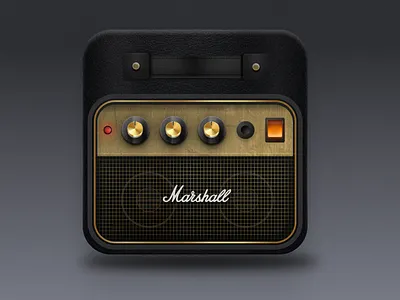 Marshall Amp Icon amp app design figma icon illustration ios logo marshall motion graphics ui userinterface ux website