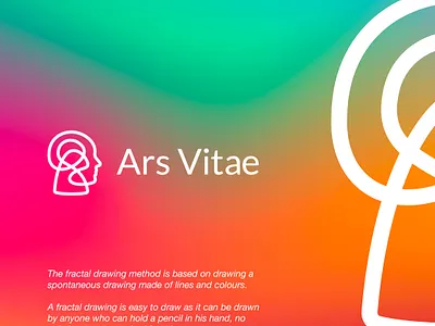 Ars Vitae - Visual identity branding fractalart fractaldrawing graphic design logo logodesign logodesigner logomark visualidentity