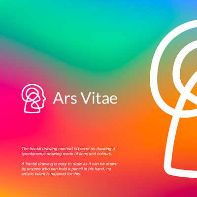 Ars Vitae - Visual identity branding fractalart fractaldrawing graphic design logo logodesign logodesigner logomark visualidentity