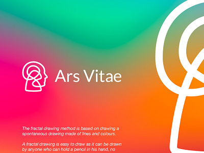 Ars Vitae - Visual identity branding fractalart fractaldrawing graphic design logo logodesign logodesigner logomark visualidentity