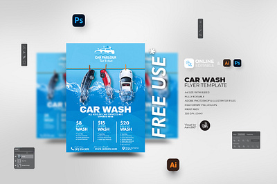 Car Wash Flyer Template aam360 aam3sixty auto show branding car cleaning poster car decoration car detailing car detailing services car maintenance car repair flyers car servicing car wash poster template car wash business car wash flyer template car wash services car washing service car wax cleaning flyer template flyer template