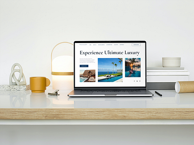 BlueLagoon beach figma hotel landing page landingpage resort ui ux website