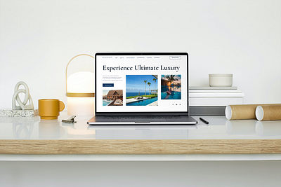 BlueLagoon beach figma hotel landing page landingpage resort ui ux website