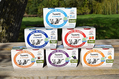 Yogurt packaging bootle branding food food industry graphic design milk packaging design sleeve yogurt