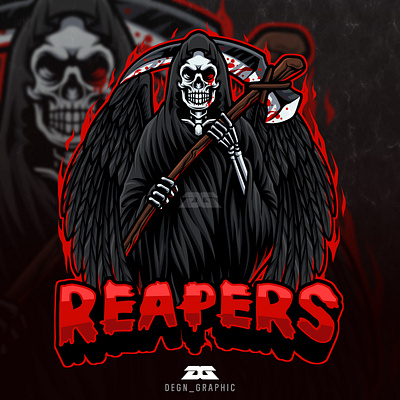 Reapers Mascot Logo cartoon