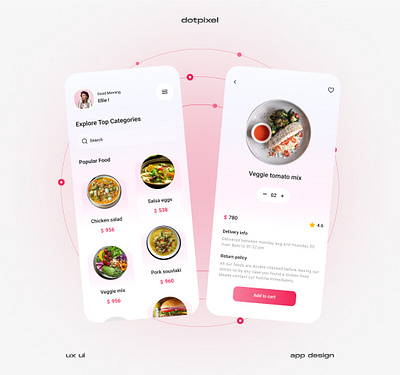 Food Delivery App app design appdesign concept design design figma figma design food delivery app foodapp graphic design mobile app mobileapp mockup ui uxui