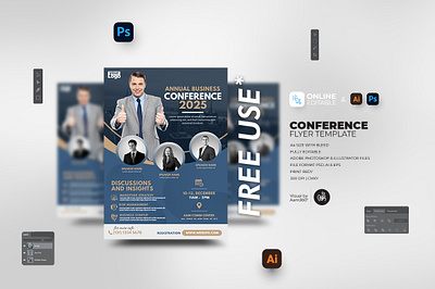 Conference Flyer Template aam360 aam3sixty annual event annual general meeting annual meeting business conference business conference flyer business meeting business summit conference corporate workshop event poster general meeting meeting summit townhall meeting workshop flyers