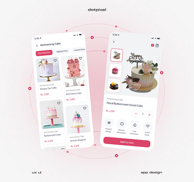 Bakery App app app design bakery app food app mobile app ui ux uxui