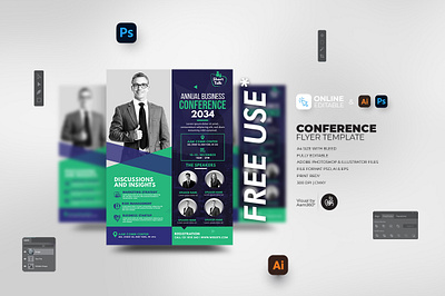 Conference Flyer Template aam360 aam3sixty annual event annual general meeting branding business conference business conference flyer business meeting business summit conference corporate workshop event poster flyer template general meeting meeting summit townhall meeting workshop flyers