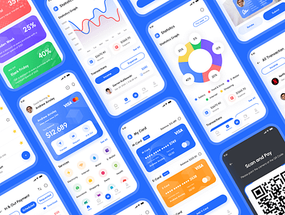 Finance Mobile App - Light Theme account app android banking app finance finance app ios light theme mobile app mobile app design