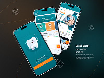 Dentist App Design appdesign apppresentation creativeui dentistapp designinspiration healthcareui healthtech mobileappdesign uidesign uiux