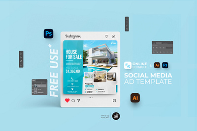 Real Estate Instagram Post aam360 aam3sixty apartment branding elegant home home for sale home sale home selling ad template house sale ad template house sale instagram post open house ad open house ad template property sale ads real estate advertising real estate agency ad template real estate instagram post real estate template