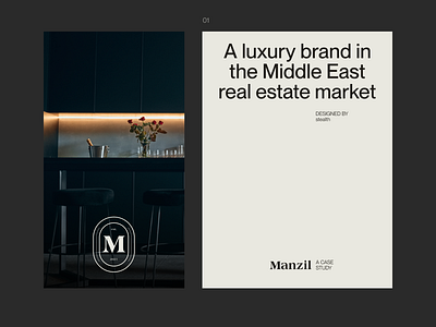 Case Study: A Luxury Brand in the Middle East Real Estate Market branding case study design graphic design logo package design packaging ui ux web design website design