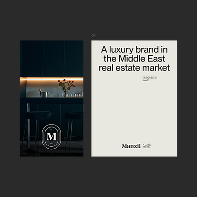 Case Study: A Luxury Brand in the Middle East Real Estate Market branding case study design graphic design logo package design packaging ui ux web design website design