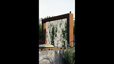 Wooden Water Archway 3d 3dmodel 3drender 3dwork animation design illustration