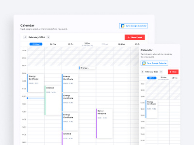 Calendar view all day appointment calendar create new event editing event event planner repeating events schedule select date select time ui ux web design