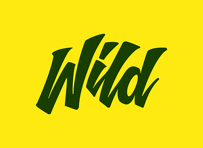 Wild brand identity branding design graphic design illustration lettering logo logotype vector visual identity wild wordmark