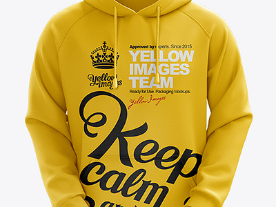 Free Download PSD Men's Hoodie Front View HQ Mockup by Aden Xinos on