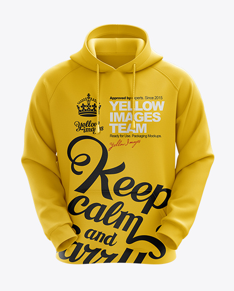 Free Download PSD Men's Hoodie Front View HQ Mockup by Aden Xinos on