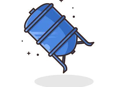 Water Tank Cartoon art cartoon daily illustration design graphic design home tools icon illustration logo tools vector water tank