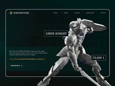 Redesign 30MF Hero Header hero hero header homepage minimal page redesign simple ui uxui website