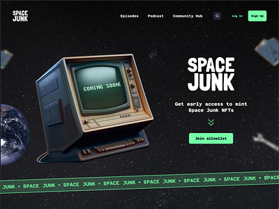 Space Junk - Blending AI, Web3, and Animation ai product design uxui web3