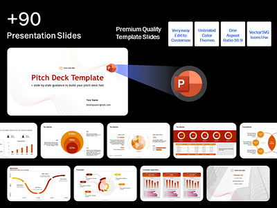 Pitch Deck Template business presentation corporate ppt corporate presentation investor presentation pitch deck pitch deck template powerpoint powerpoint presentation powerpoint template ppt presentation template