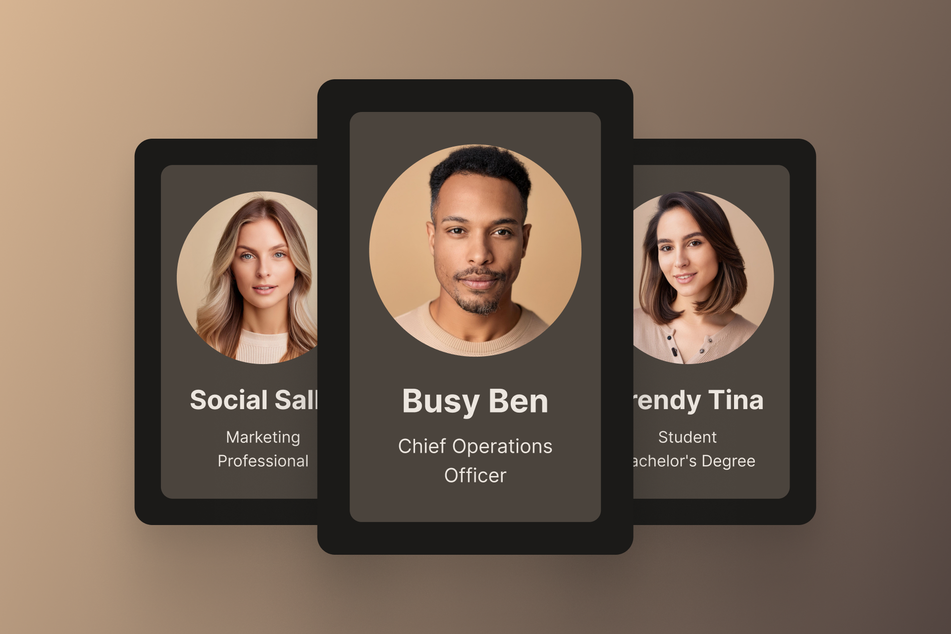 User Persona - Social Media App design experience design interface design personas research ui ui design user interface design user personas ux design