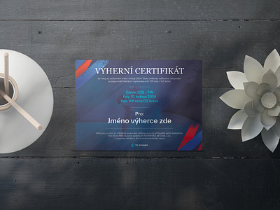 The winning certificate brand branding certificate design graphic design print typography vector win