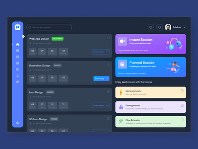 Workstream collaboration Dashboard community dashboard landing page management manager marketing uiux user interface workstream workstream collaboration