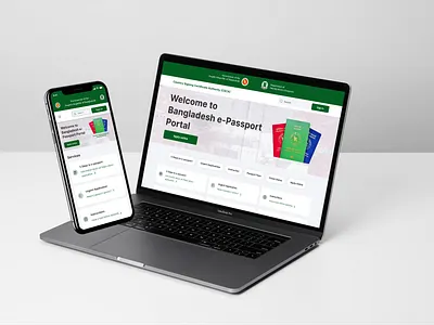 Online Passport Portal BD app application bangladesh e passpor design e passport figma graphic design landing page mobile app online passport portal ui ui design uiuxdesign ux ux design web design web page website