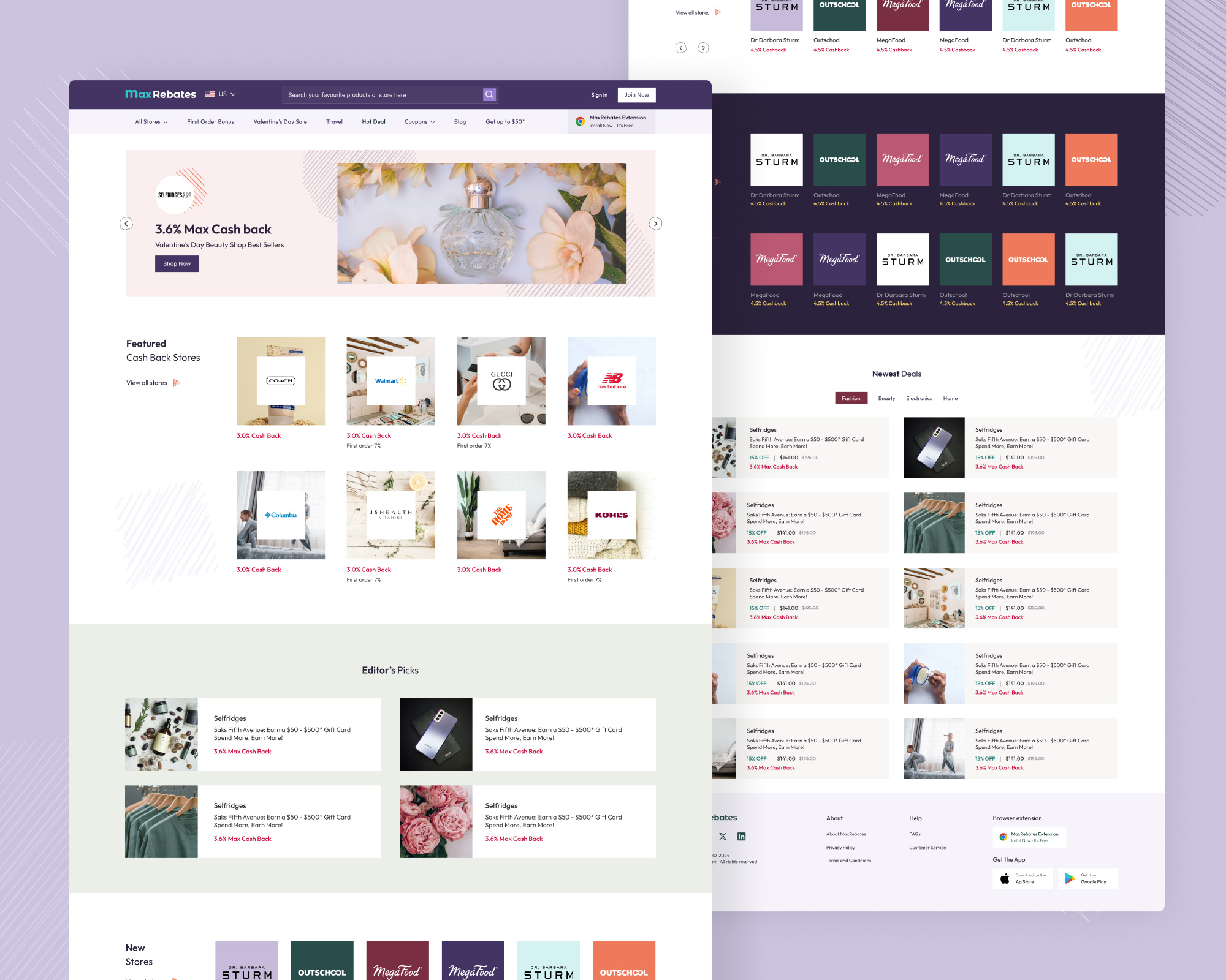 Max Rebates - Home affiliate marketing cashback coupon deals home influencer marketing maxrebates rebate web design website