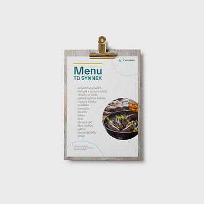 Menu for an Event brand branding custom design event graphic design menu print typography vector
