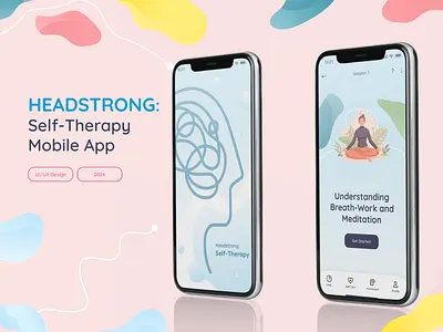 Self-therapy Mobile app andoid app android app app design best mobile app flat heatlhcare ios ios app meditation app minimalistic mobile mobile app mobile design self therapy app top mobile app ui ux uxui wellness app