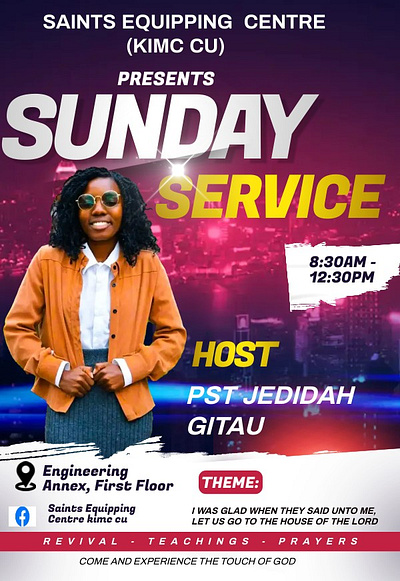 Sunday Service graphic design