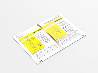 Stairs catalog catalog graphic design stair table yellow