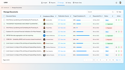 Document Table data table table ui ui design