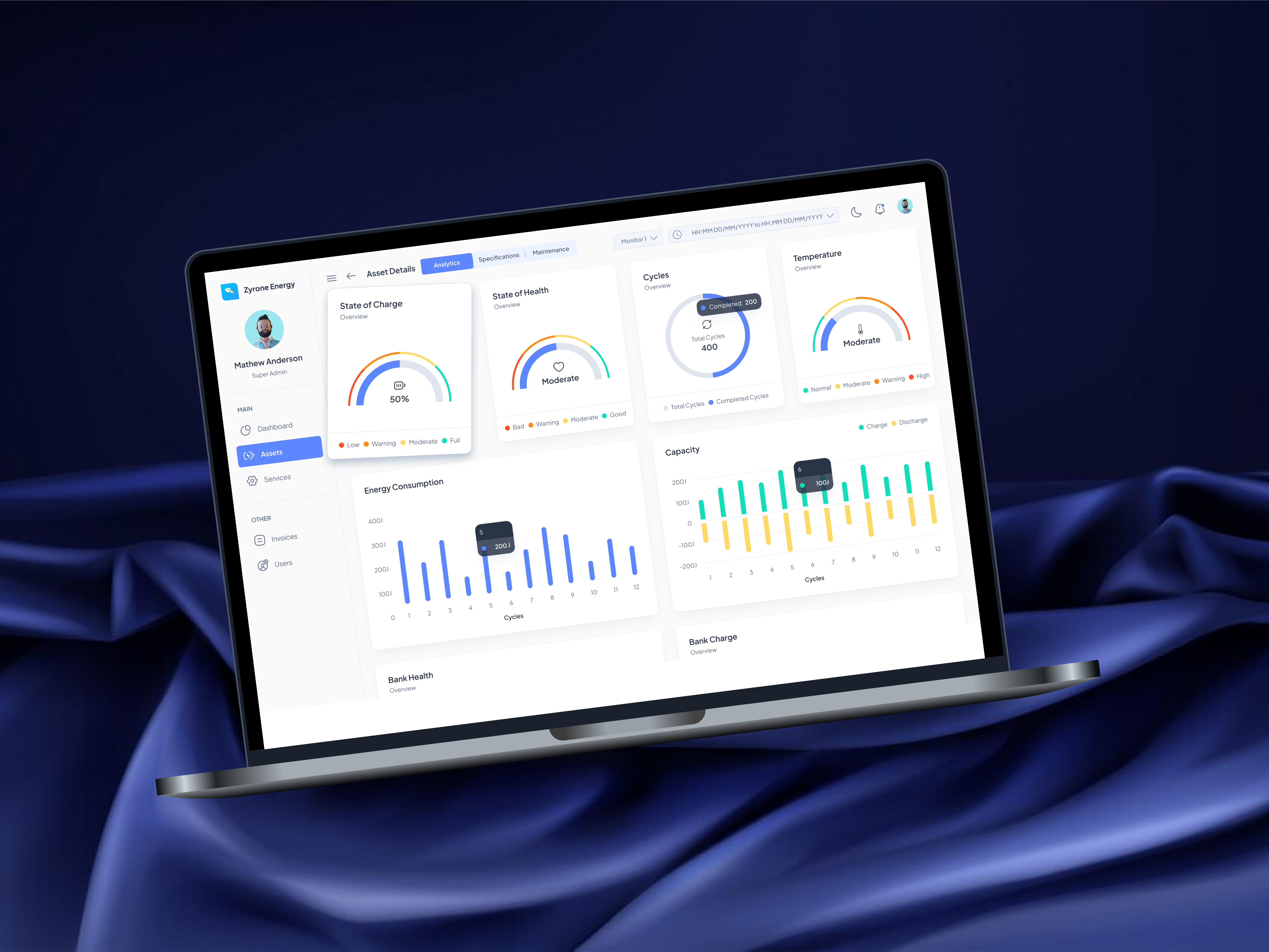 Zyrone Energy designinspiration interactiondesign productdesign uiux userinterface webdesign
