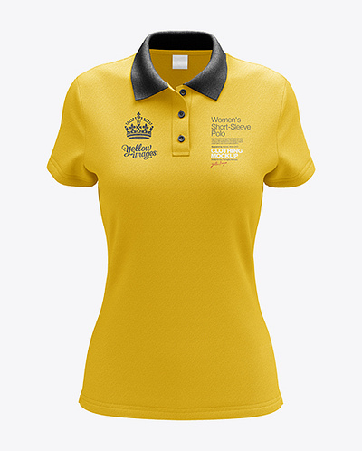 Free Download PSD Womens Polo HQ Mockup free mockup psd free mockup template mockup designs