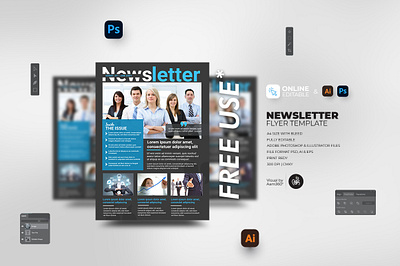 Newsletter Template aam360 aam3sixty annual newsletter branding business newsletter template concept corporate newsletter template creative newsletter template flyer template magazine template monthly newsletter template newsletter weekly newsletter