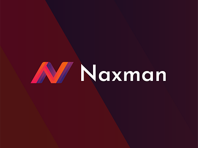 Naxman Logo Design 3dlogo abstractlogo brand identity branding brandingdesign design graphicdesign illustration logo logobranda n n letter logo n logo n minimal logo n typography logo naxman vector