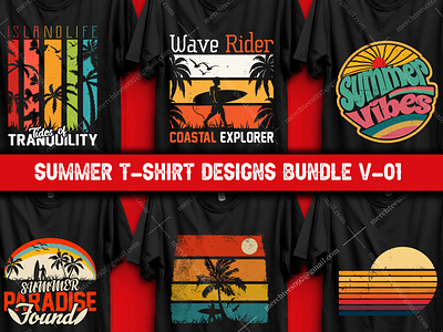 Summer T-Shirt Design- Beach T-shirt design- Summer- Surf beach t shirt design beach texure beach tshirt design beach vocation design illustration summer t shirt design summer tshirt design surfing t shirt design surfing tshirt design