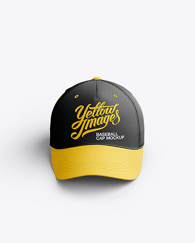 Free Download PSD Baseball Cap Mockup / Front View branding mockup mockup designs