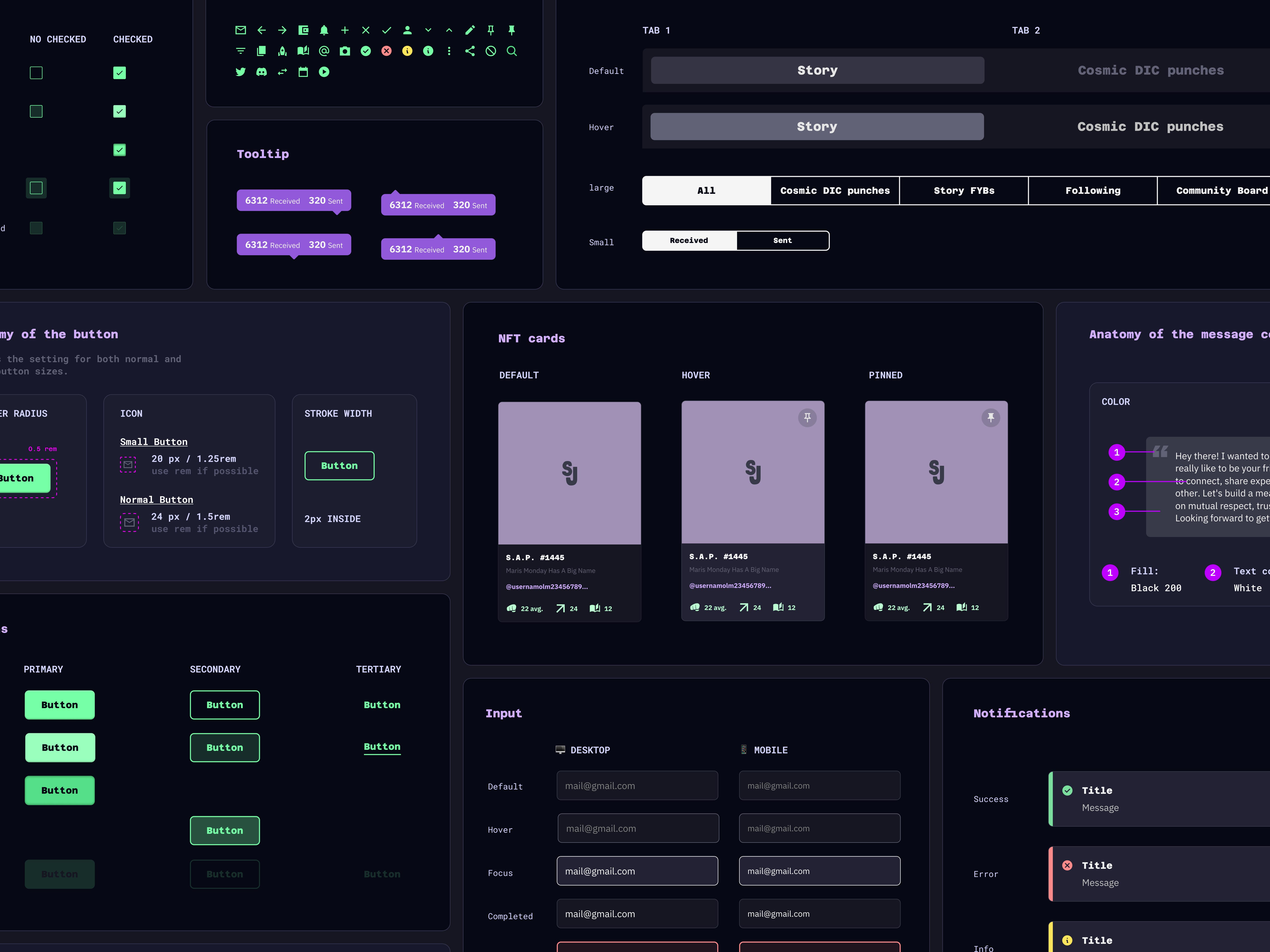 Space Junk - Design system design design system product design ui ux