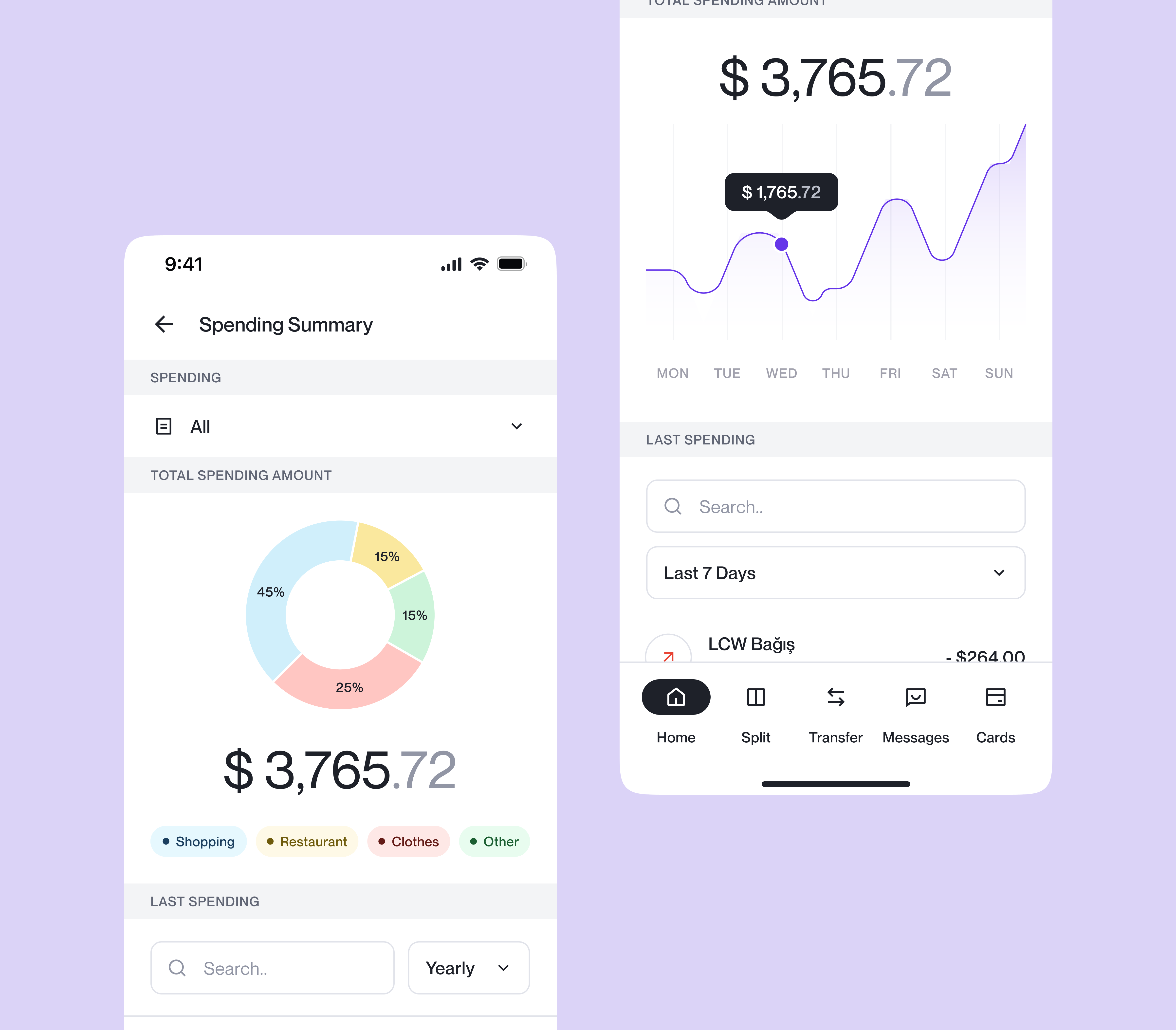 Papel: Mobile App [2/2] animation app bank banking business banking chat dashboard debit card digital bank finance finance app financial app fintech message mobile mobile app payment personal finance split bill transaction