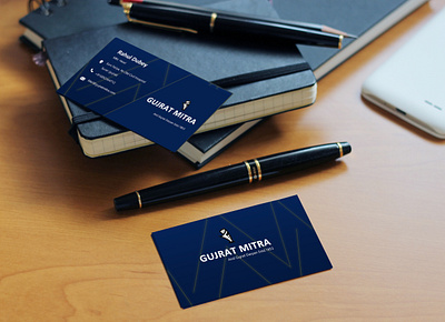 visiting Card Mockup logo ui