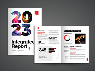 Technology A4 Publication Layout (1/3) a4 design graphic design layout print publication