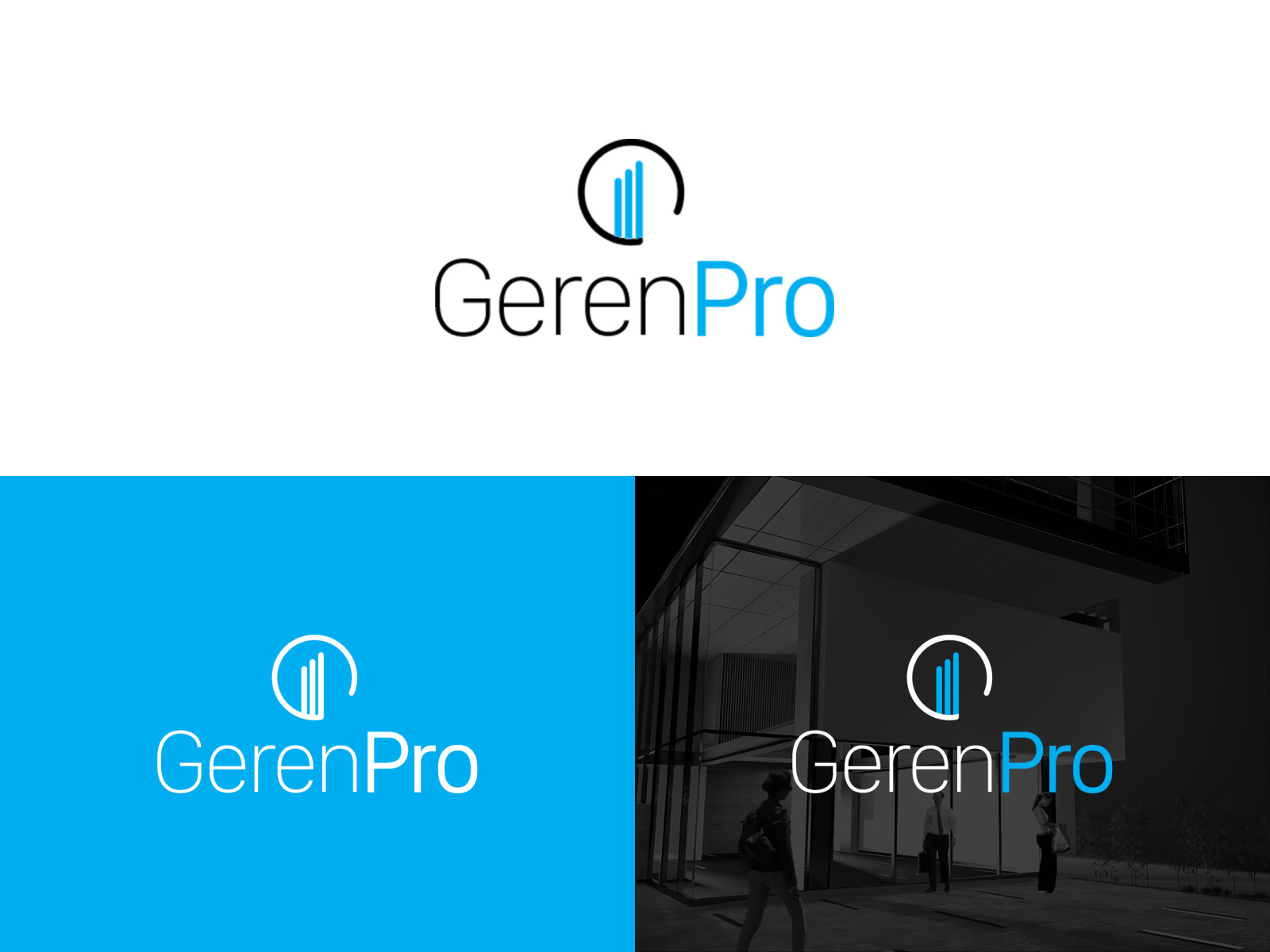 GerenPro - Logo Design branding construction design golden ratio logo logo animation logo design motion graphics